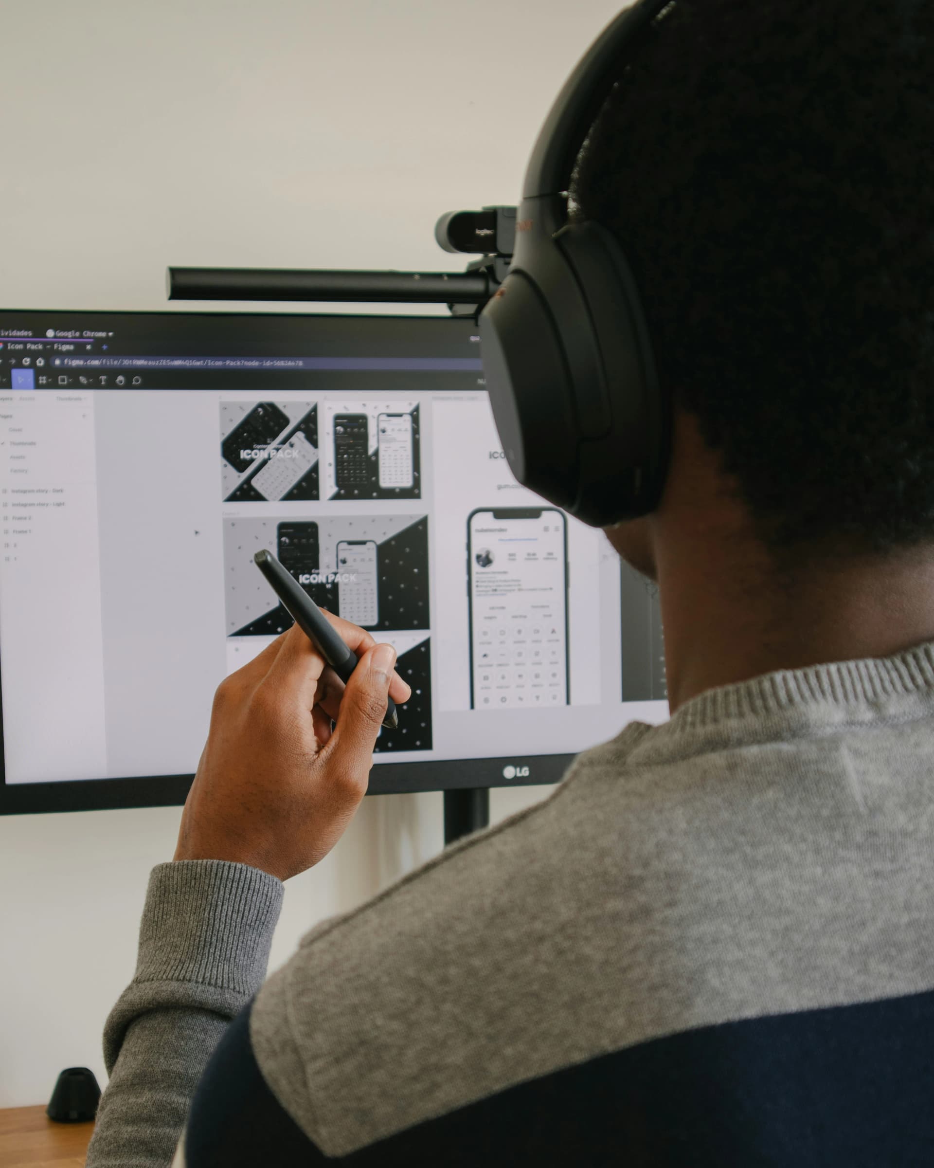 Digital product team working on a business system